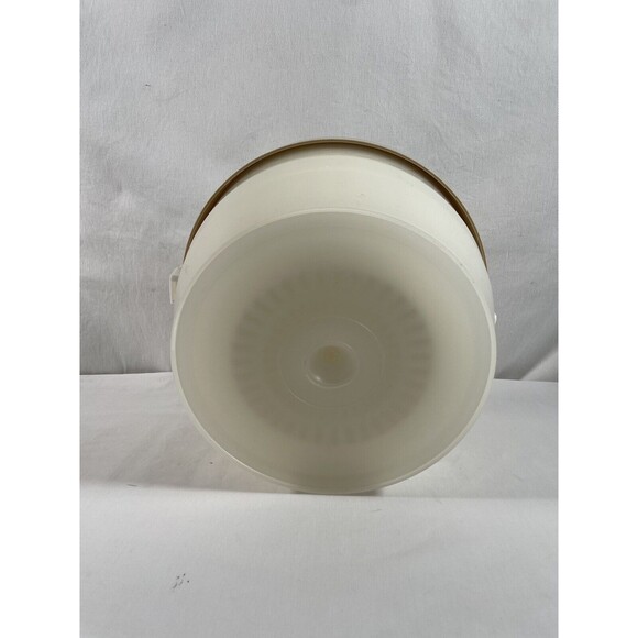 Vintage 1970s HOAN Southbury 4 Pcs Salad Spinner Biege Clean - Picture 4 of 7